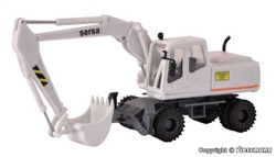 Kibri 11266 HO Sersa Atlas 1604 Mobile Excavator Kit White