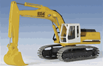Kibri 11285 HO European Construction Equipment Liebherr R 934 Hydraulic Excavator