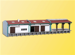 Kibri 37809 N Box Car Shed Kit