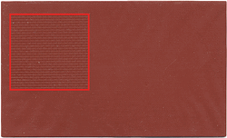 Kibri 37964 N Wall Section Brick-Clinker brown 4-5/8 x 7-13/16" Plastic Sheet