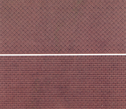 Kibri 37967 N Roofing Plastic Sheet 4-5/8 x 7-13/16" Rough Cut Slate