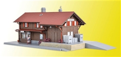 Kibri 39519 HO Surava Wooden Depot w/LED Light Kit