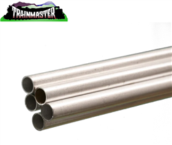 K & S 1113 Round Aluminum Tube 36" Long 1/4" O.D. Pkg(5)