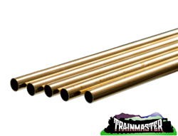 K & S 1150 Brass Tube 36" Round, .014" Wall Thickness, 9/32" O.D. Pkg(5)