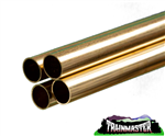 K & S 1152 Brass Tube 36" Round, .014" Wall Thickness, 11/32" O.D. Pkg(4)
