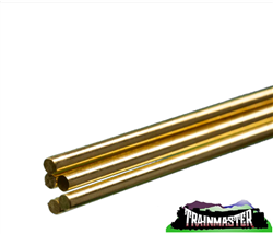 K & S 1162 Solid Brass Rod 36" Long; 1/8" O.D. Pkg(5)