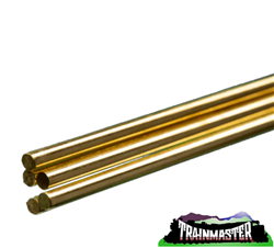 K & S 1163 Solid Brass Rod 36" Long; 5/32" O.D. Pkg(5)