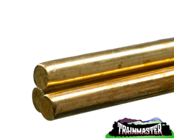 K & S 1166 Solid Brass Rod 36" Long; 5/16" O.D. Pkg(3)