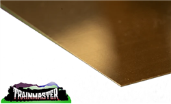 K & S 16404 Brass Sheets 6 x 12" .016" Thick