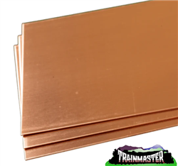 K & S 259 Copper Sheet 4 x 10" .025" Pkg(3)