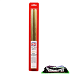 K & S 3400 Telescopic Tubing Pack 12" Long x .014" Brass 1/16 to 13/32" O.D. 12 Pieces