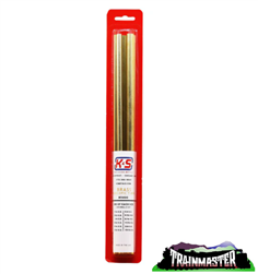 K & S 3400 Telescopic Tubing Pack 12" Long x .014" Brass 1/16 to 13/32" O.D. 12 Pieces