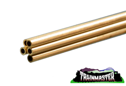 K & S 3922 Round Brass Tube 4mm O.D. x .45mm Wall 1 Meter Long Pkg(5)