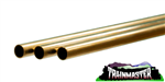 K & S 3930 Round Brass Tube 12mm O.D. x .45mm Wall 1 Meter Long Pkg(3)