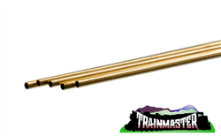 K & S 3935 Round Brass Tube 3.5 O.D. x .225mm Wall 1 Meter Long Pkg(5)
