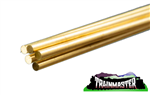 K & S 3955 Round Brass Rod 3mm O.D. 1 Meter Long Pkg(5)