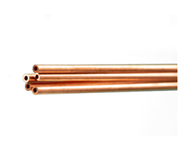 K & S 3960 Copper Tube 2mm O.D. x .36mm Wall 1 Meter Long Pkg(5)