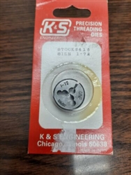 K & S 416 Adjustable Threading Dies 1-72