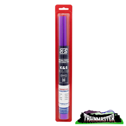 K & S 6050 Aluminum Crafting Foil Purple .004" (36 Ga) Thick 12" x 24"