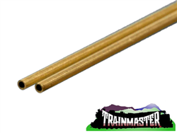 K & S 815036 Brass Tube 12" Long 3/64" .006" Thick Wall Pkg (2)