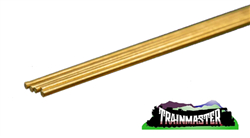 K & S 8159 Solid Brass Rod .020" O.D. 12" Long Pkg(5)