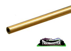 K & S 8207 Round Brass Tube 3/16" O.D. x .029" Wall 12" Long
