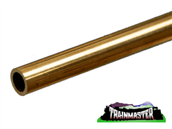K & S 8208 Round Brass Tube 7/32" O.D. x .029" Wall 12" Long