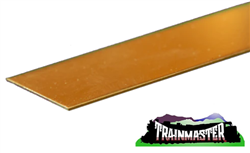 K & S 8237 Brass Strip 1" Wide .025" Thick 12" Long