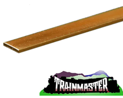 K & S 8240 Brass Strip 1/4" Wide .032" Thick 12" Long