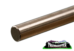 K & S 87147 Stainless Steel Rod 12" Long 1/2" O.D.