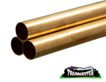 K & S 9123 Round Brass Tube 5/8" O.D. x .014" Thick 36" Long Pkg(3)