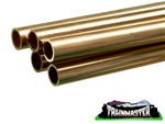 K & S 9209 Round Brass Tube 1/4" O.D. x .029" Thick 36" Long Pkg(5)
