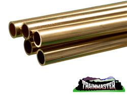 K & S 9209 Round Brass Tube 1/4" O.D. x .029" Thick 36" Long Pkg(5)