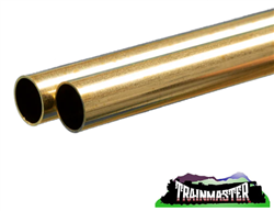 K & S 9223 Round Brass Tube 11/16" O.D. x .029" Thick 36" Long Pkg(2)
