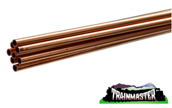 K & S 9509 Round Copper Tube 5/32" O.D. x .014" Wall 36" Long Pkg(7)