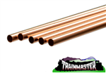 K & S 9515 Round Copper Tube 1/4" O.D. x .014" Wall 36" Long Pkg(5)