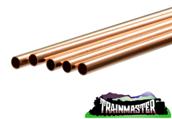 K & S 9515 Round Copper Tube 1/4" O.D. x .014" Wall 36" Long Pkg(5)