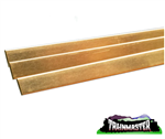 K & S 9733 Brass Strip 36" Long 1" Wide .064 Thick Pkg(3)