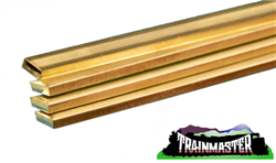 K & S 9736 Brass Strip 36" Long 1/4" Wide .093 Thick Pkg(4)