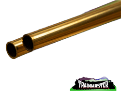 K & S 9825 Round Brass Tube 7mm O.D. x .45mm Wall Pkg(2)