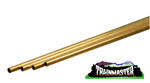 K & S 9830 Round Brass Tube 1mm O.D. x .225mm Wall 12" Long Pkg(4)