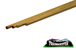 K & S 9863 Round Brass Rod 2mm O.D. 12" Long Pkg(4)