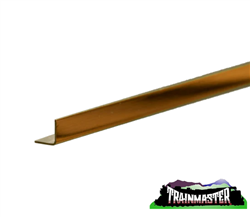 K & S 9882 Brass Angle .014" Wall 1/4" Legs 12" Long