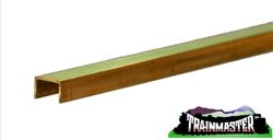 K & S 9886 Brass Channel .014" Wall 3/16" x 1/8" Leg 12" Long