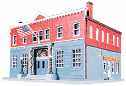 Life-Like 1382 HO Woodlawn Police Station Kit