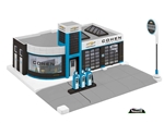 Lionel 21-29370 Plug-Expand-Play Chevy Service Station Dimensions: 12"L x 12"W x 5"H