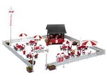 Lionel 2167100 HO Anheuser Busch Beirgarden Kit
