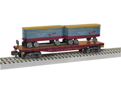 Lionel 2319160 S A/F Polar Express TOFC Flatcar