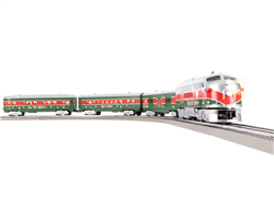 Lionel 2423060 O Sleigh Bell Limited Passenger Set 3-Rail Lionchief Sound and Control EMD FT-A 3 Cars