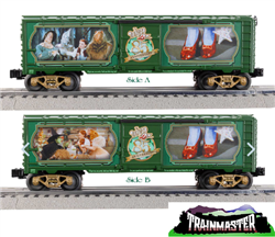 Lionel 2428050 O Steel Boxcar 3-Rail Wizard of Oz Illuminated Red Slippers